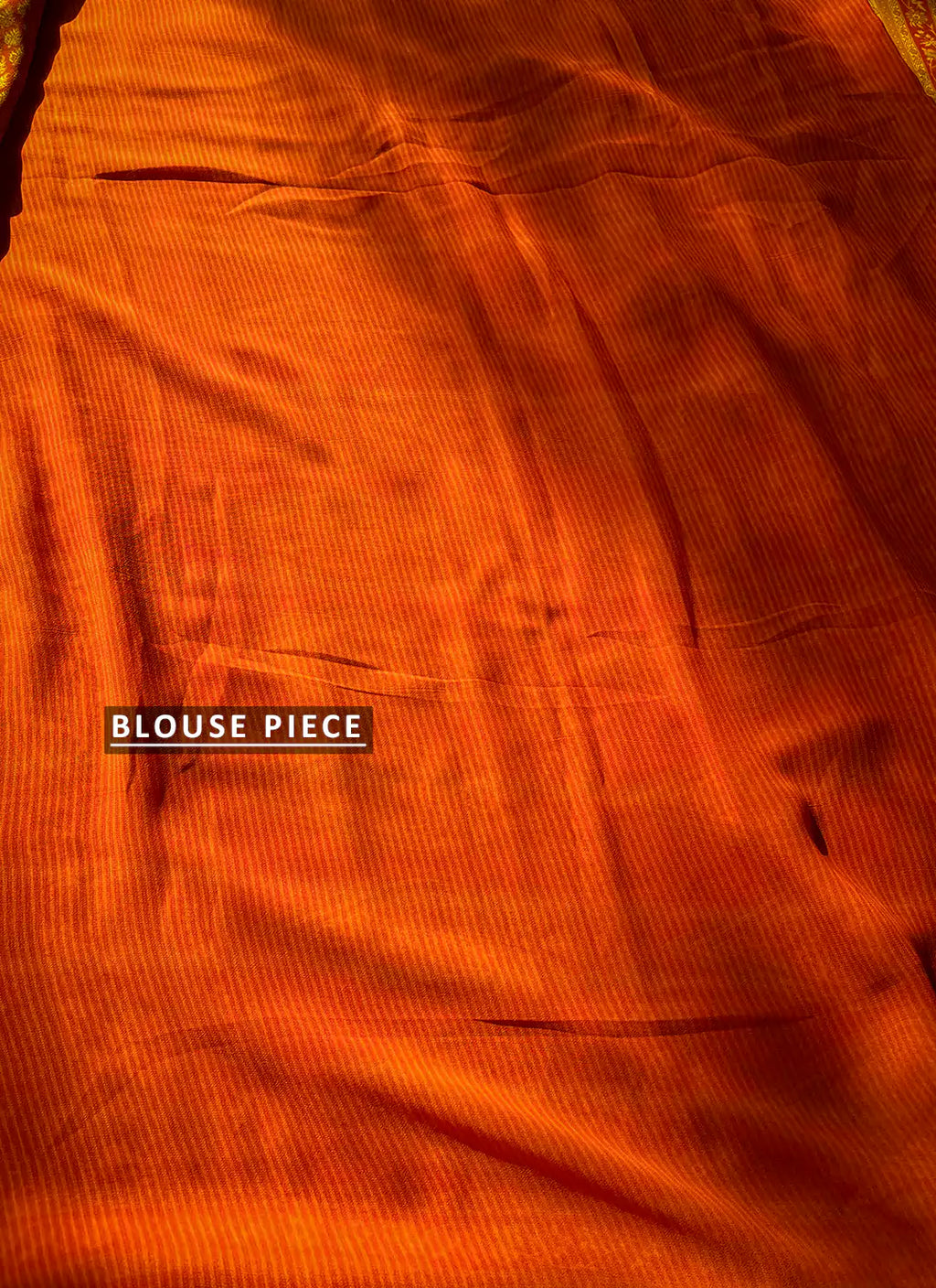 Buti Print Orange Soft Georgette Saree - TREEVESTO