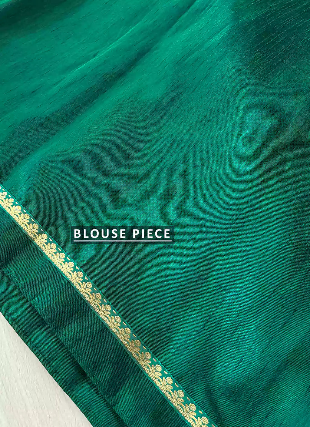 Embroidered Sea Green Kota Saree - TREEVESTO