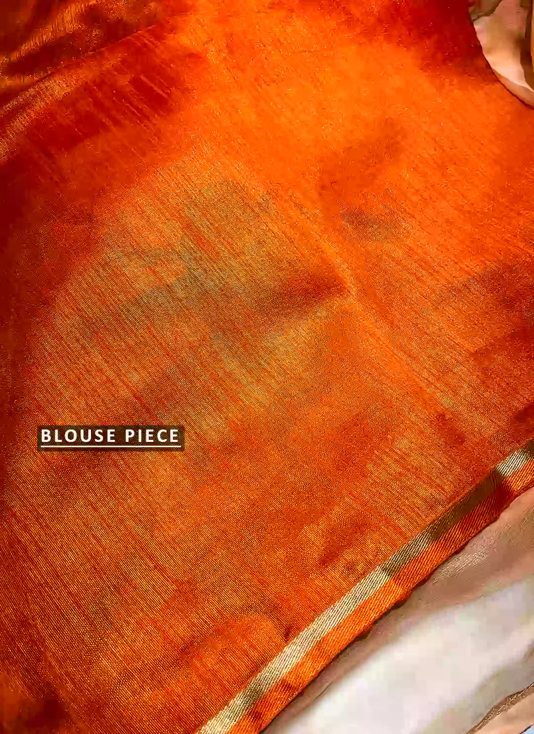 Floral Print Coral Colored Ultra Soft Weightless Chiffon Saree - TREEVESTO
