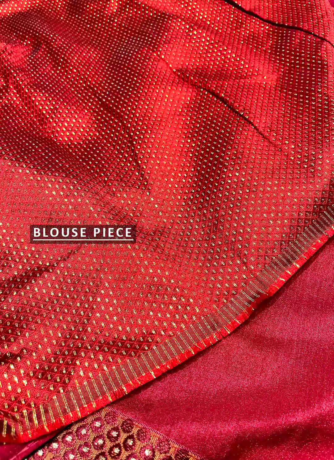 Rani Pink Dola Silk Plain Saree With Border - TREEVESTO