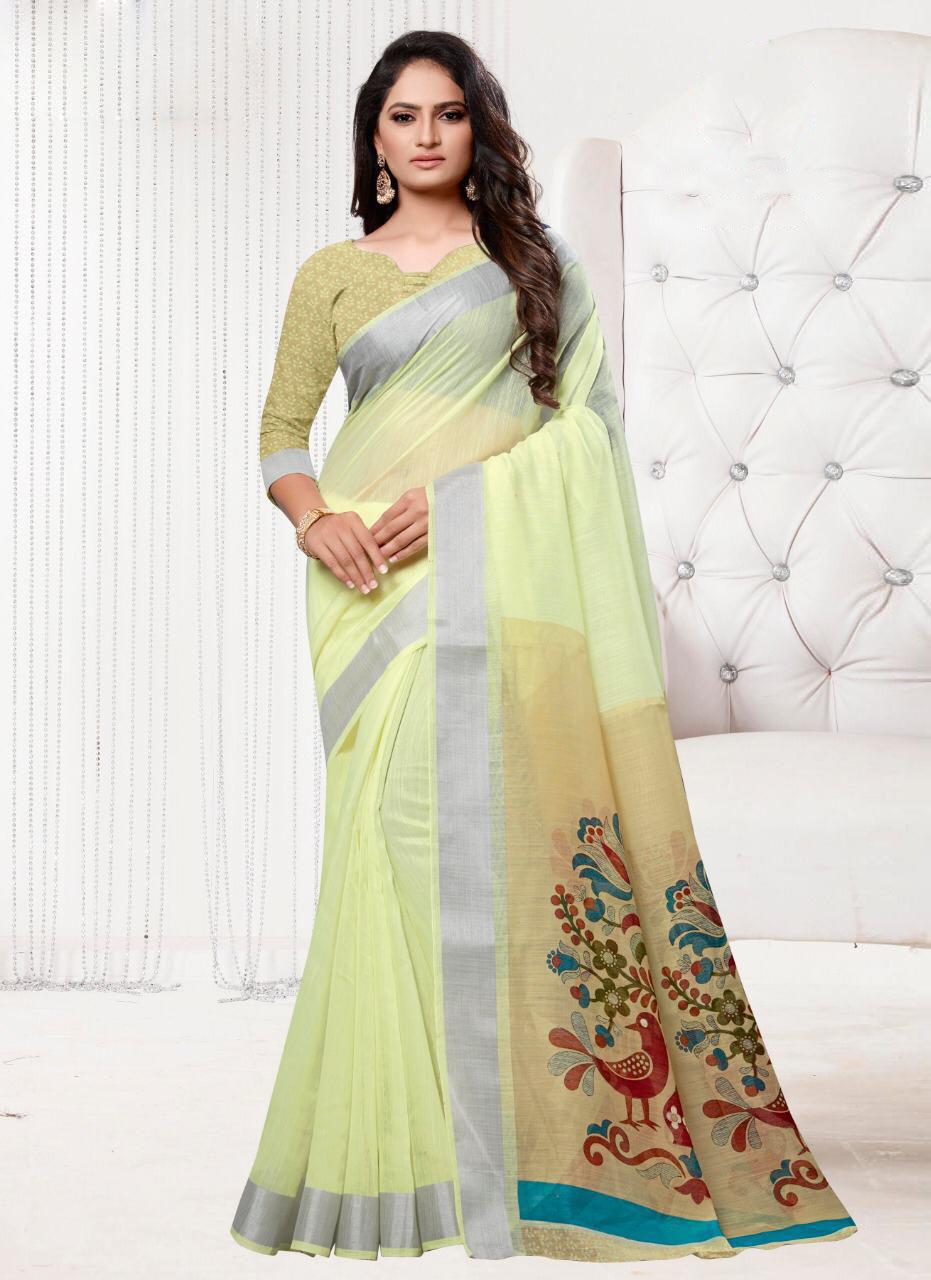 Buy BANARASI PATOLA Yellow With Silver Zari Work Tissue Silk Saree And  Jacquard Woven Traditional Design In Borders With Blouse Piece | Shoppers  Stop