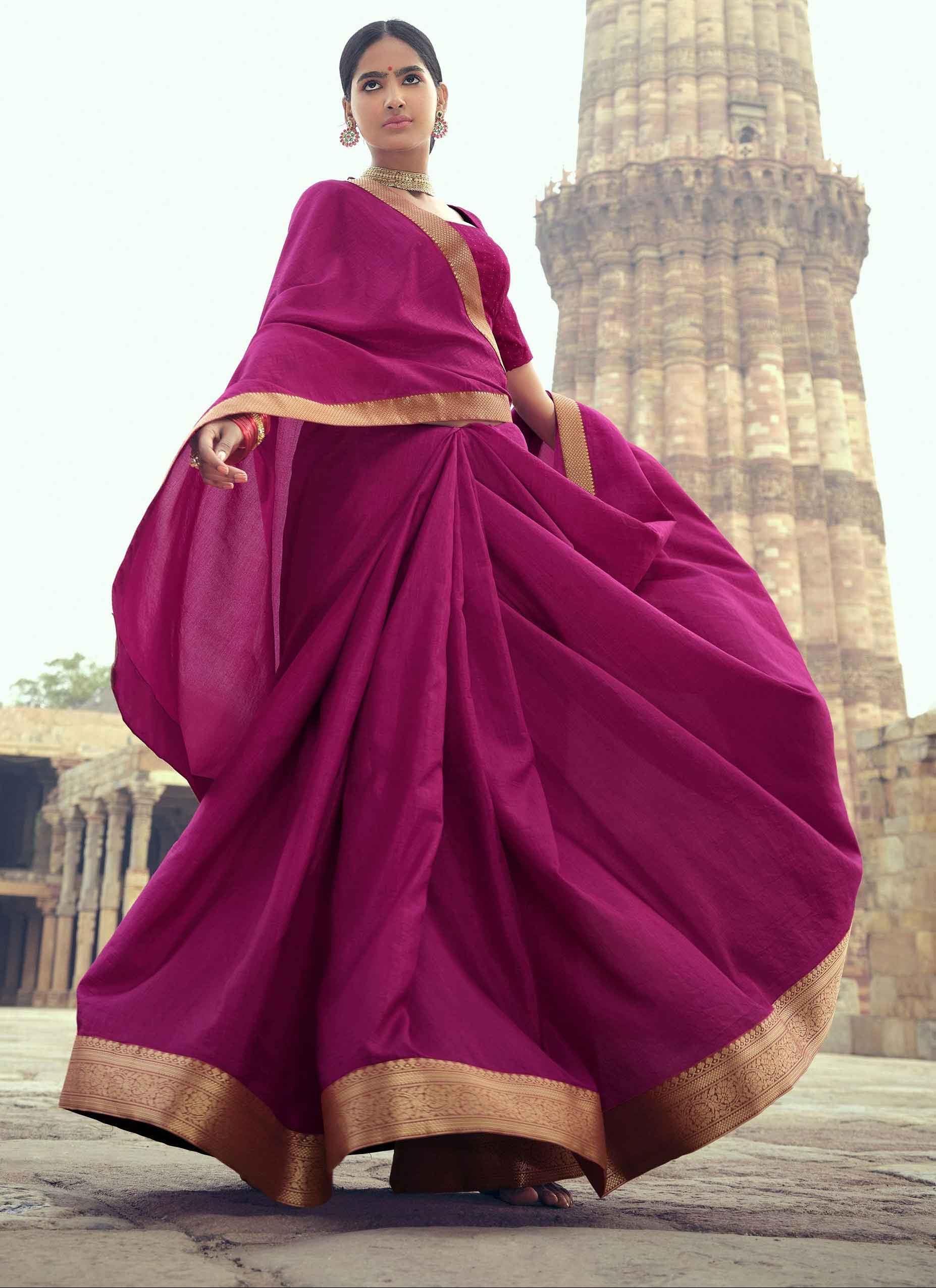 Kashmiri Silk Modal Saree Wine and Purple Colour Saree Wedding Wear and  Partywear Saree Beautiful Designer Saree New Fancy Saree - Etsy Israel