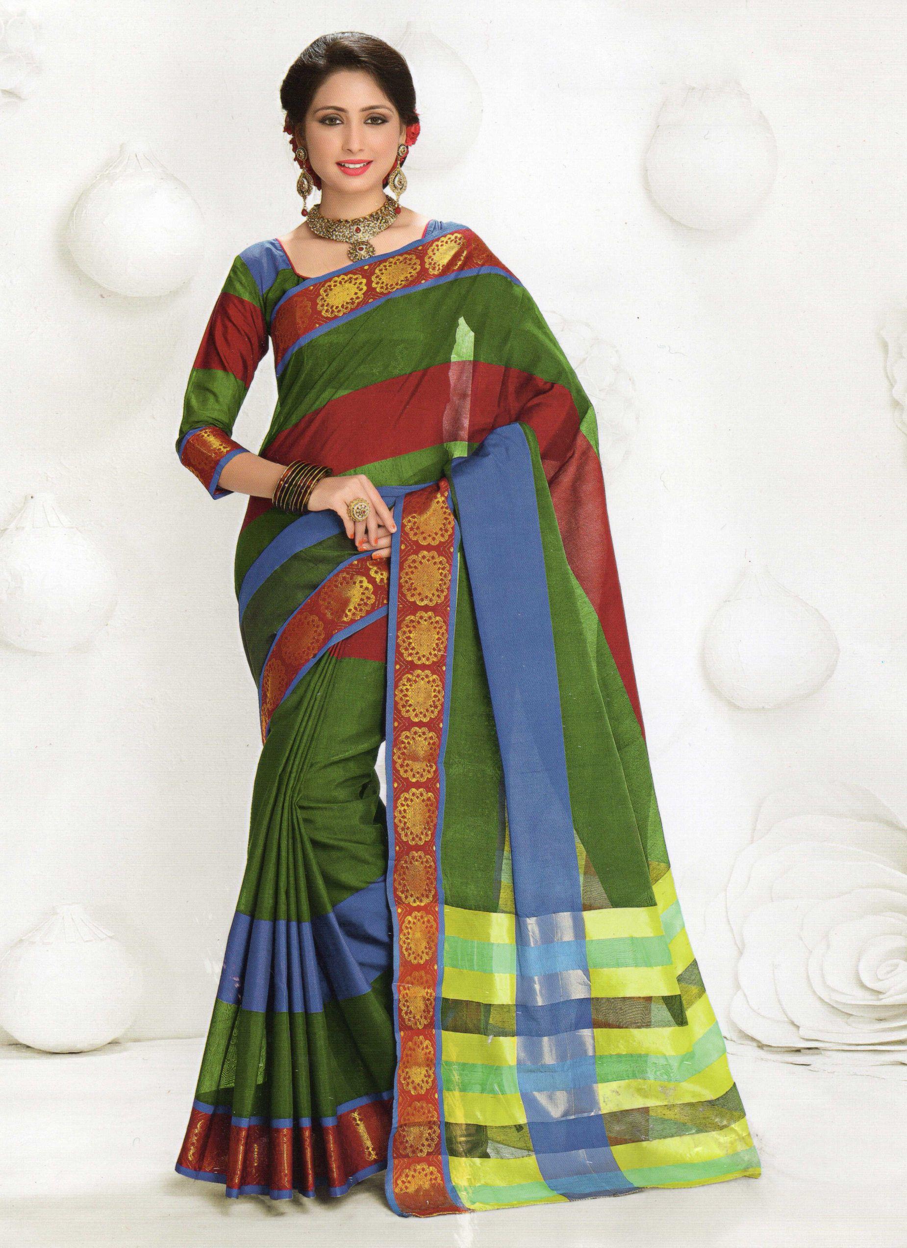 Cotton Silk Sarees – Faburra