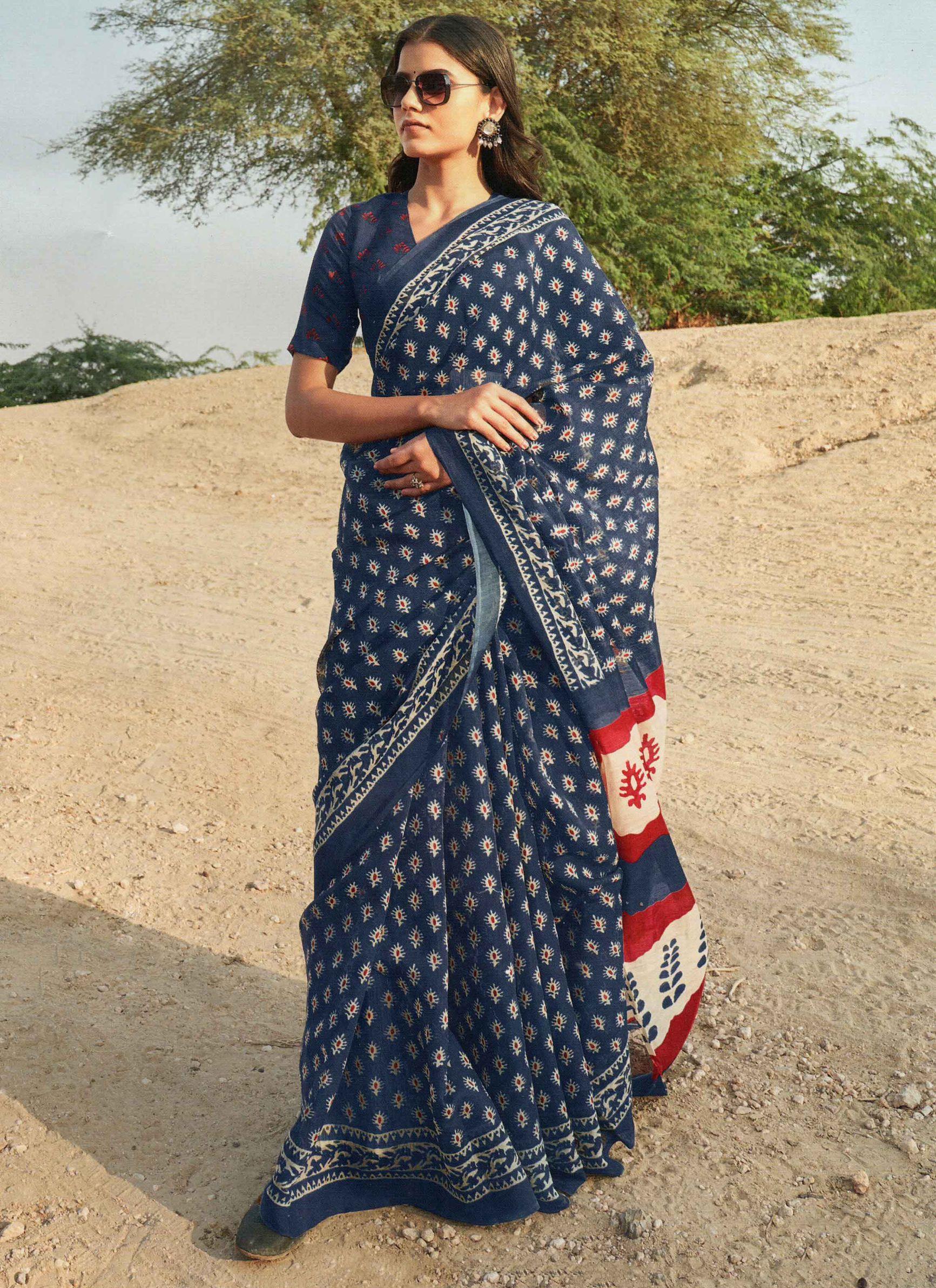 Clotho Studio| Swara Voice of Women | Annu, Chanderi Handblock Saree –  clothostudio